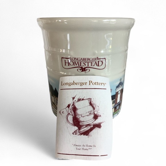 Longaberger Pottery Homestead 2-quart Crock New Cottagecore Americana - Picture 4 of 8